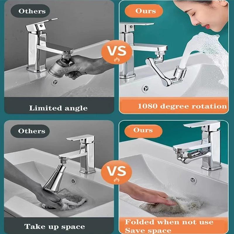 Buy One Get One Free | 360° Swiveling Faucet with Adjustable Sprayer