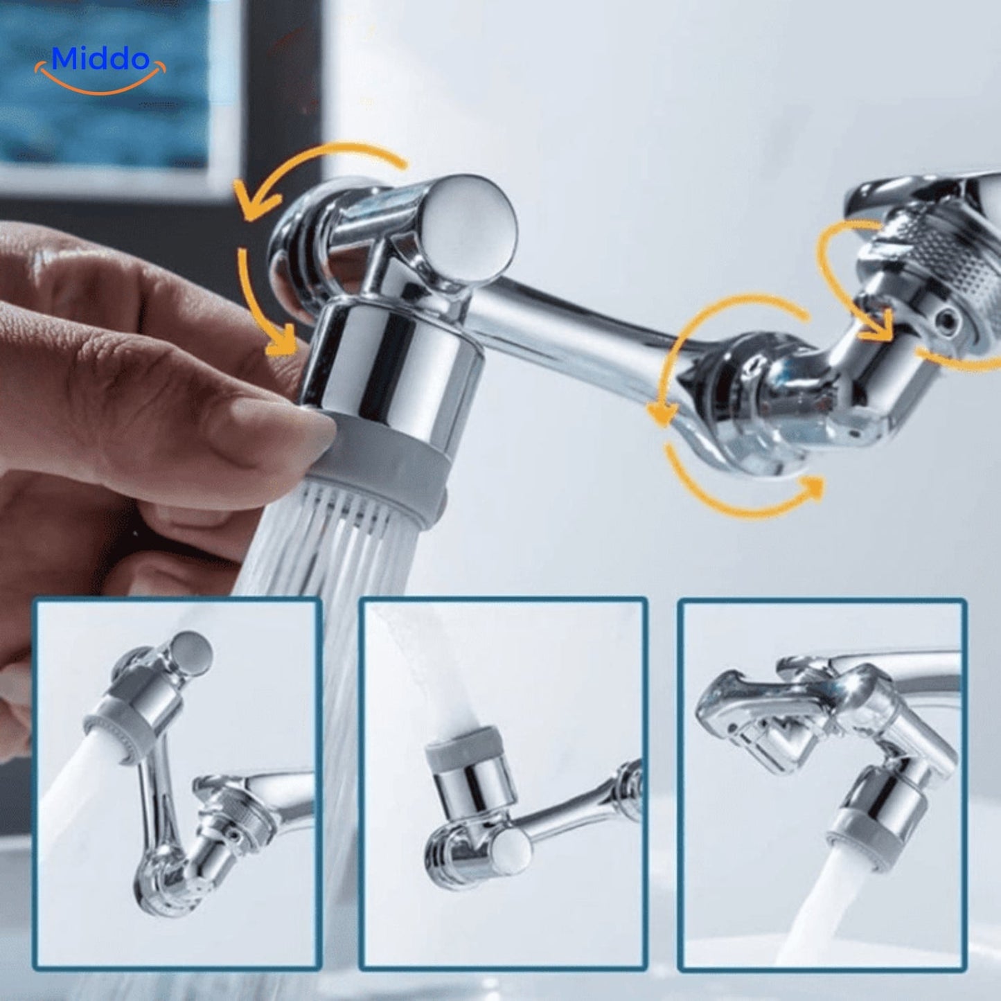 Buy One Get One Free | 360° Swiveling Faucet with Adjustable Sprayer