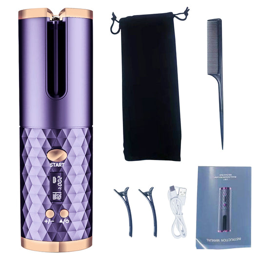 Cordless Magic Curling Wand for Effortless Waves