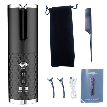 Cordless Magic Curling Wand for Effortless Waves