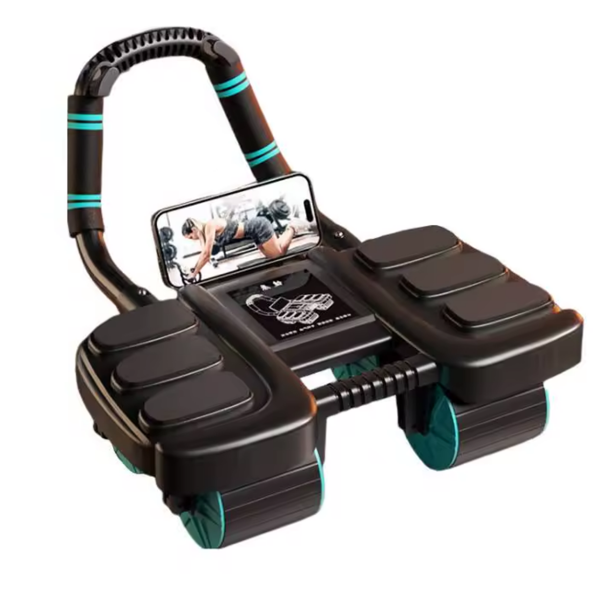 Automatic Rebound Rollers Abdominal Wheel for Core Strength Training