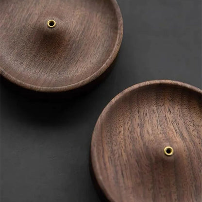 Natural Harmony Wood Incense Holder for Peaceful Spaces