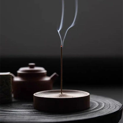 Natural Harmony Wood Incense Holder for Peaceful Spaces