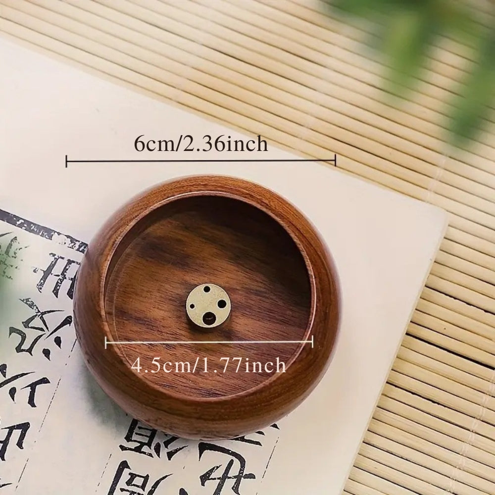 Natural Harmony Wooden Incense Holder