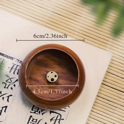 Natural Harmony Wooden Incense Holder