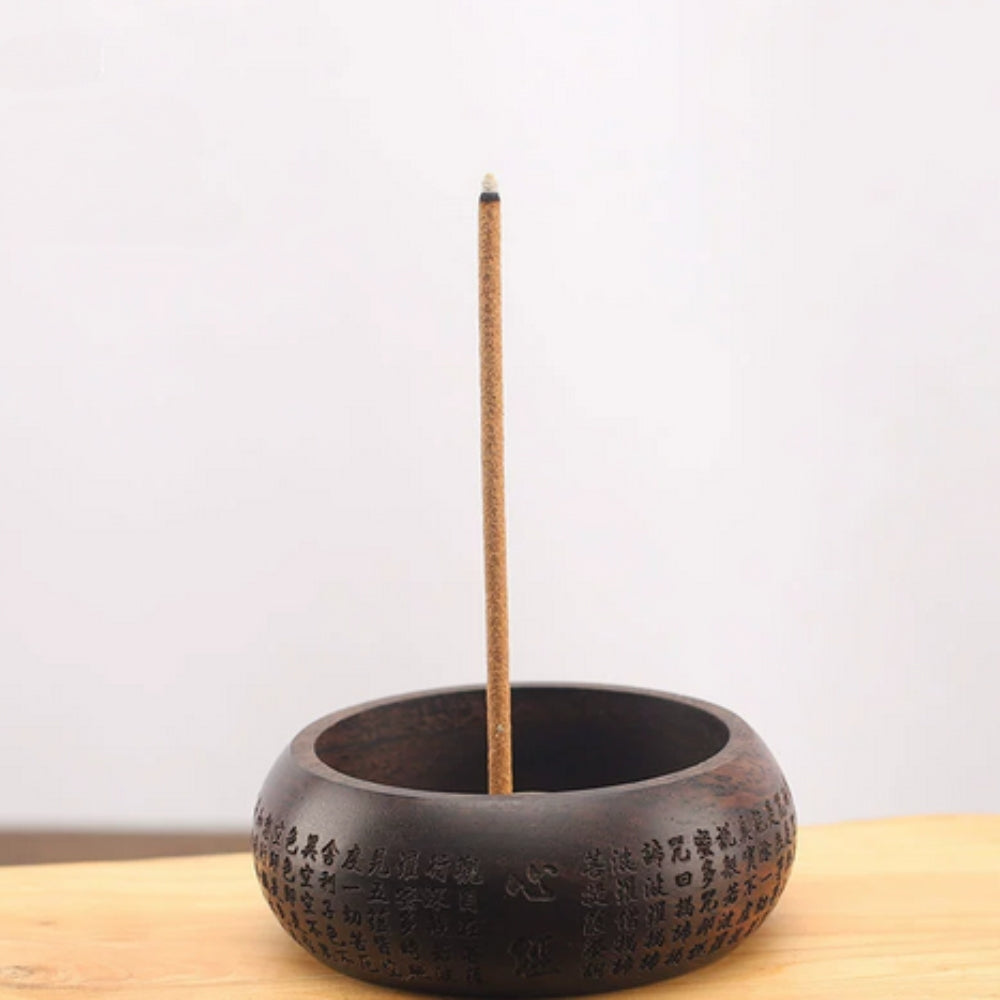Natural Harmony Wooden Incense Holder