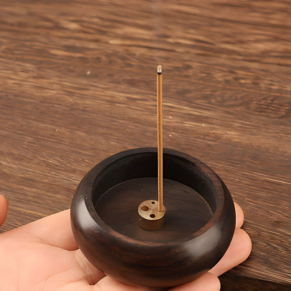 Natural Harmony Wooden Incense Holder
