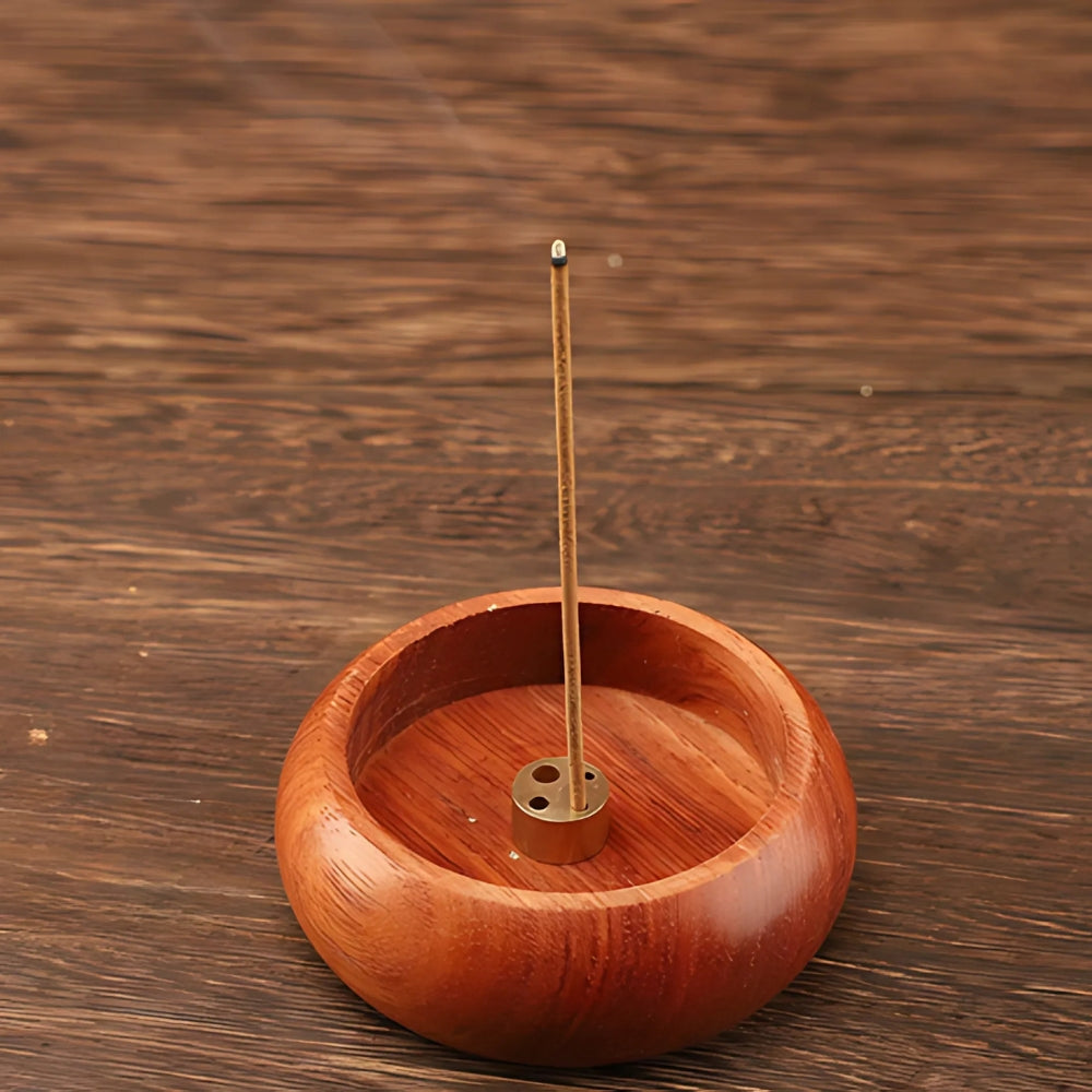 Natural Harmony Wooden Incense Holder