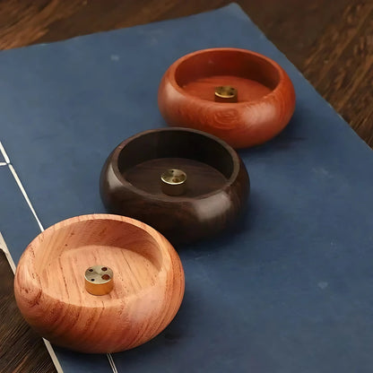 Natural Harmony Wooden Incense Holder
