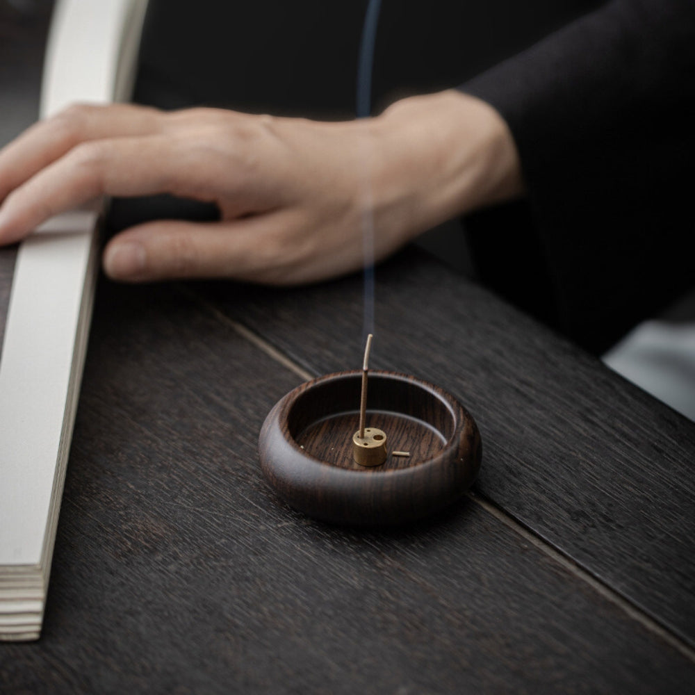 Natural Harmony Wooden Incense Holder