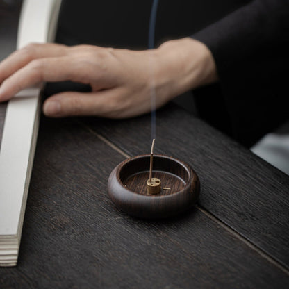 Natural Harmony Wooden Incense Holder
