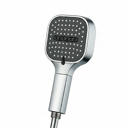 High-Pressure Filtered Shower Head with Turbo Boost and Rain Spray
