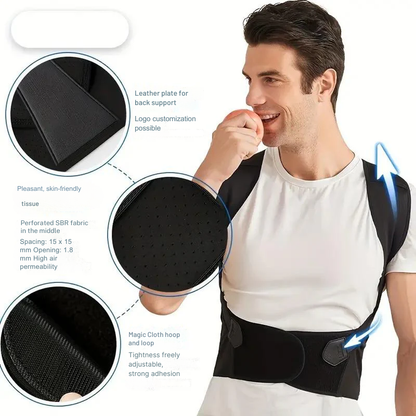 Posture Corrector for Back Support | Upright Shoulder Aid