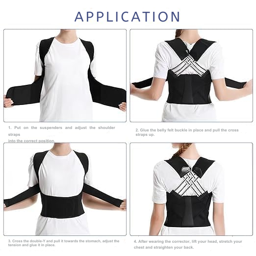 Posture Corrector for Back Support | Upright Shoulder Aid