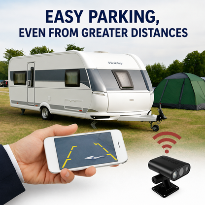 Wireless Backup Camera with HD Night Vision | Clear View App Integration | Wide Angle Lens