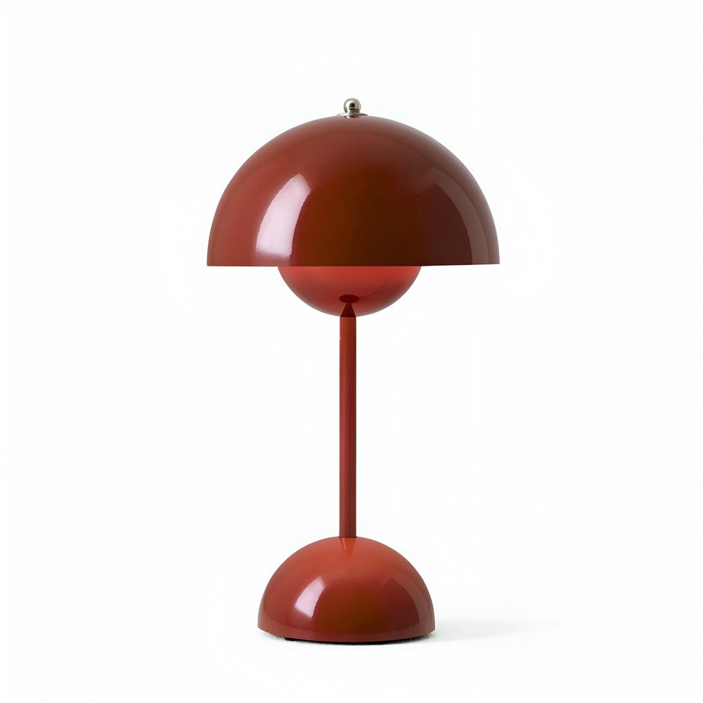 Cordless LED Table Lamp with Dimmable Mushroom Design – Elegant Glow