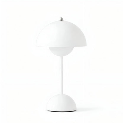 Cordless LED Table Lamp with Dimmable Mushroom Design – Elegant Glow