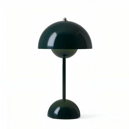 Cordless LED Table Lamp with Dimmable Mushroom Design – Elegant Glow