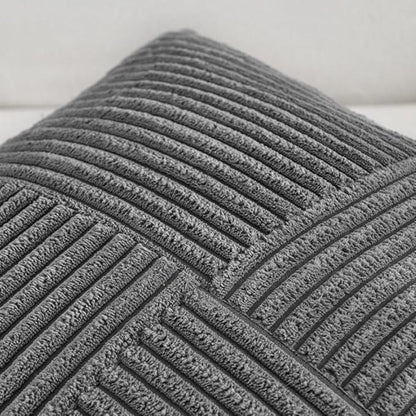 Cozy Textured Pillowcase for a Rustic Vibe