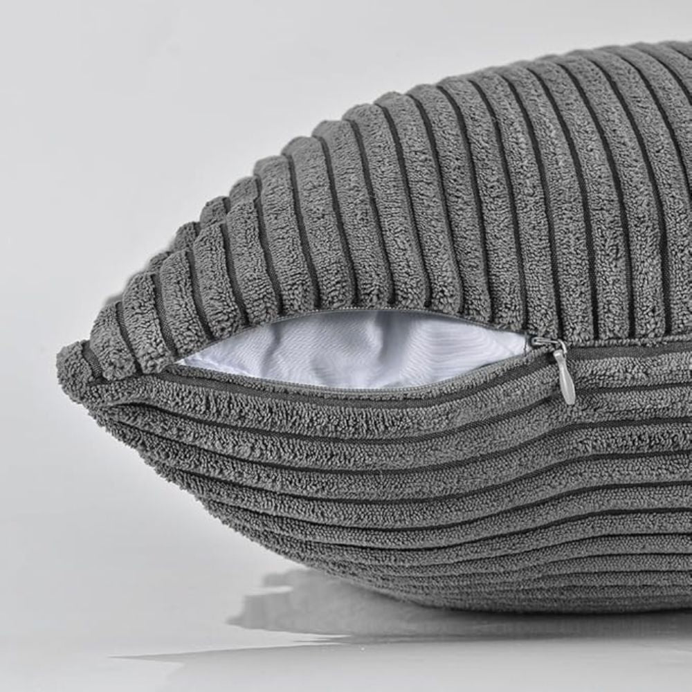 Cozy Textured Pillowcase for a Rustic Vibe