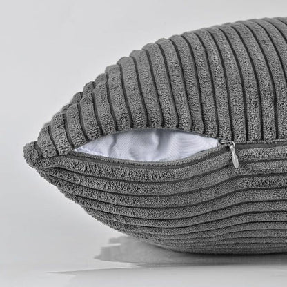 Cozy Textured Pillowcase for a Rustic Vibe