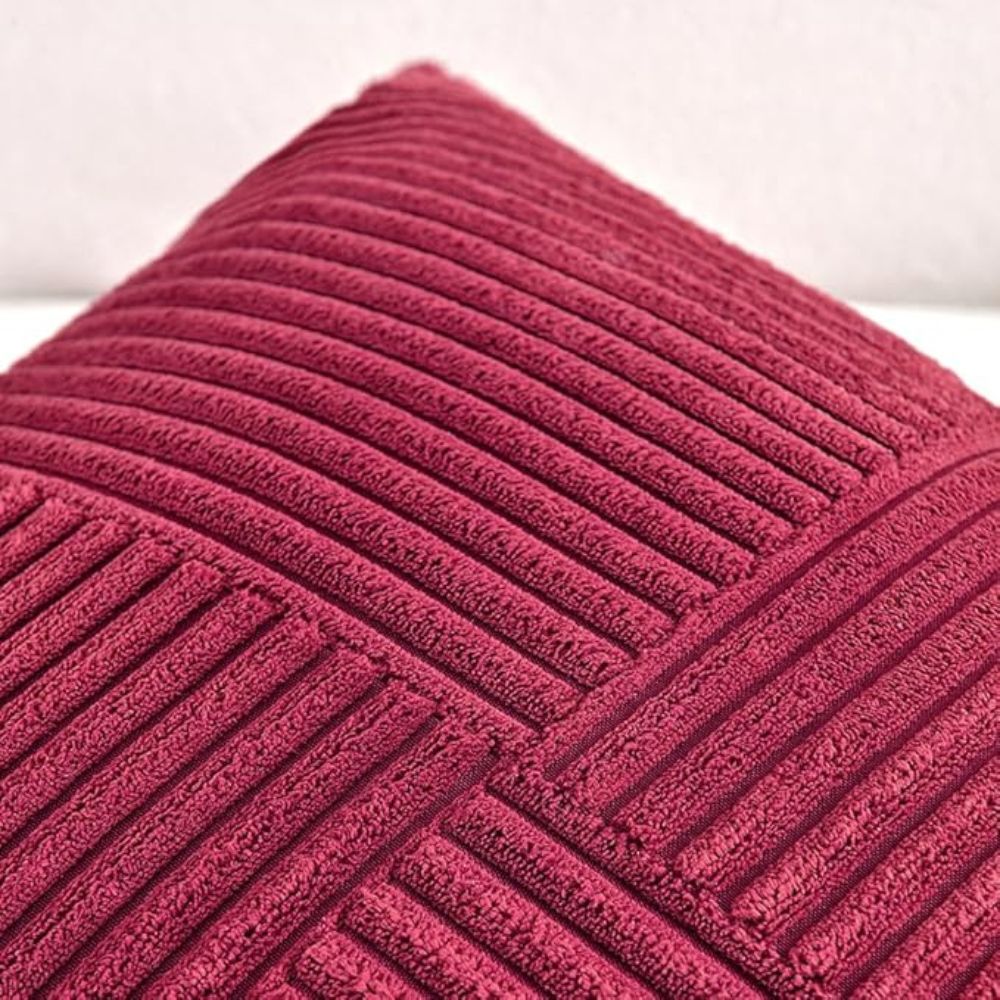 Cozy Textured Pillowcase for a Rustic Vibe
