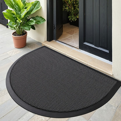 Elegant Semi-Circular Welcome Mat | Slip-Resistant Design