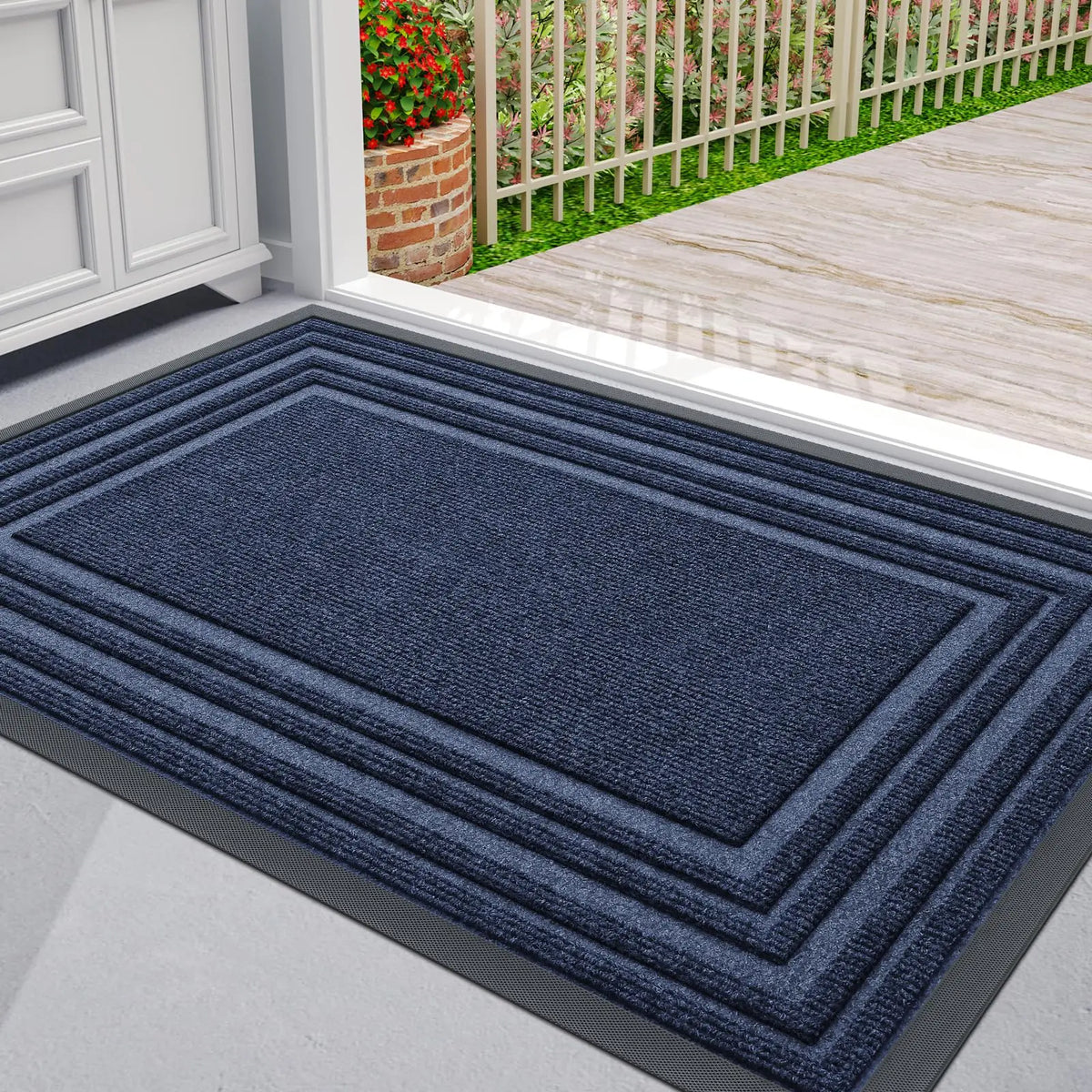 Heavy-Duty Non-Skid Entry Mat Made from Eco-Friendly Rubber