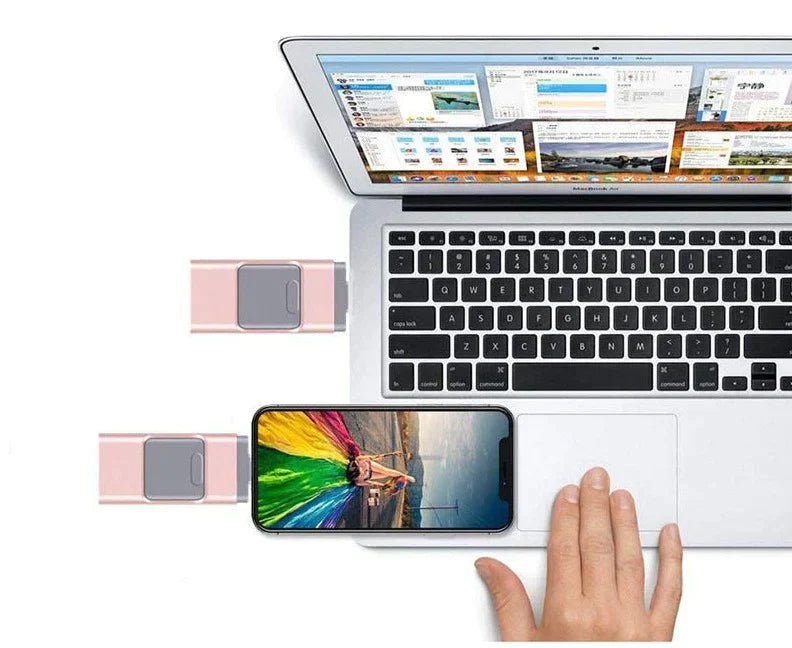4-in-1 USB Memory Stick for Phone, Tablet, and PC Storage