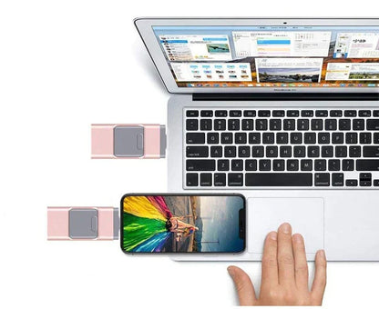 4-in-1 USB Memory Stick for Phone, Tablet, and PC Storage