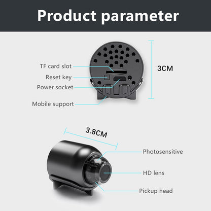 Mini Wireless Camera for Discreet Monitoring – 1080P HD