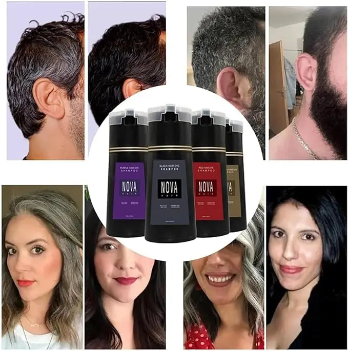 Instant Hair Dye Shampoo for Quick Color Refresh