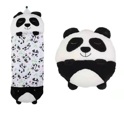 Kids' Plush Toy Sleeping Bag – 2-in-1 Snuggle Buddy Design