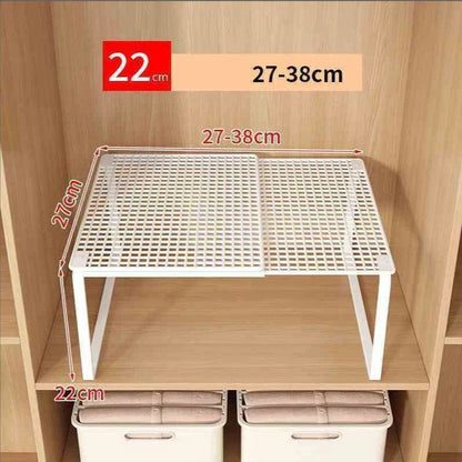 Expandable and Stackable Closet Shelf | Adjustable Steel Divider