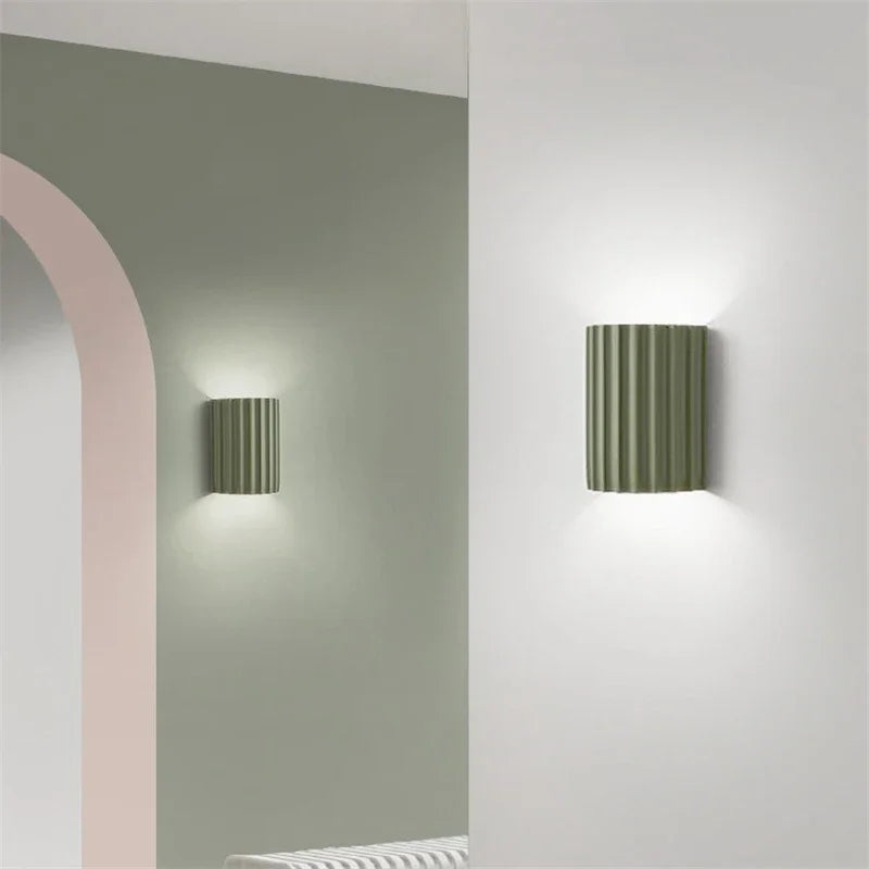 Northern Style Indoor Wall Light - Resin Modern Sconce for Bedroom