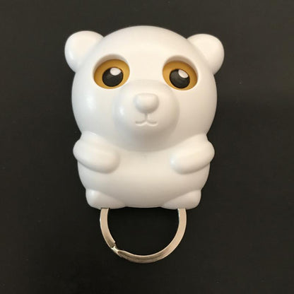Charming Animal Keychain Organizer Hook with Magnetic Design