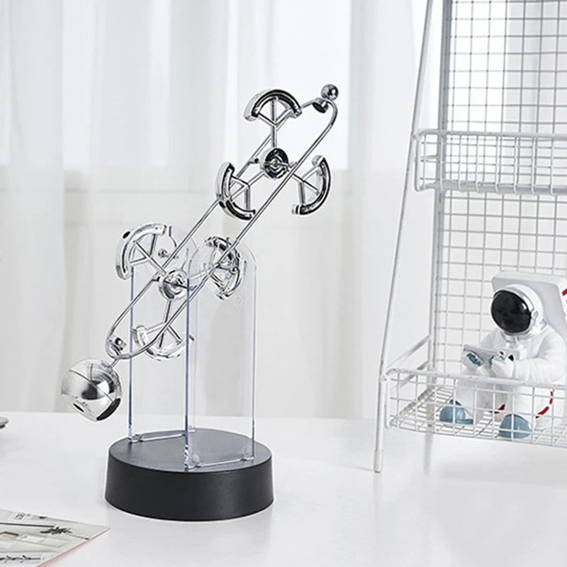 Spinning Perpetual Motion Pendulum Decorative Accent