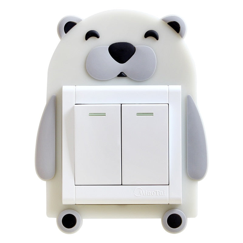 Glow-in-the-Dark Animal-Themed Light Switch Cover