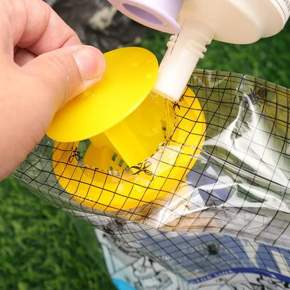 Eco-Friendly Hanging Fly Catcher with Quick-Activating Bait