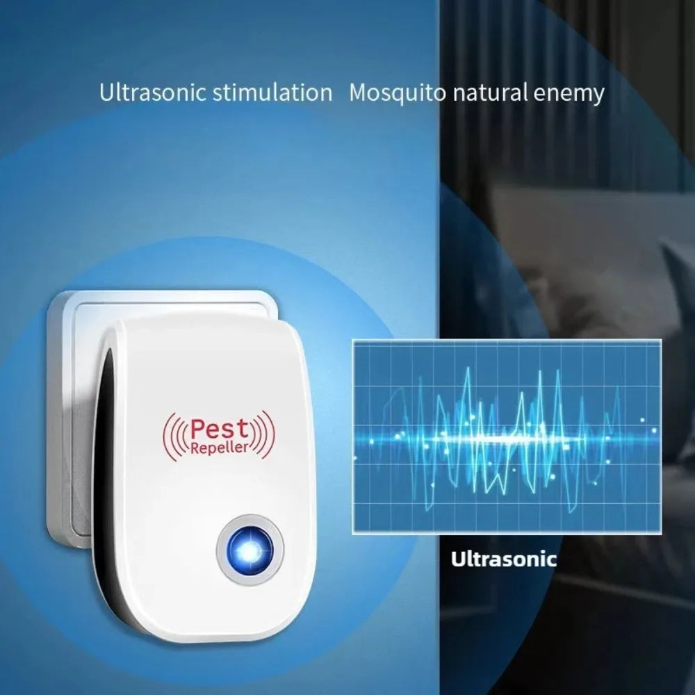 Smart Ultrasonic Pest Control Plug for Indoor Spaces