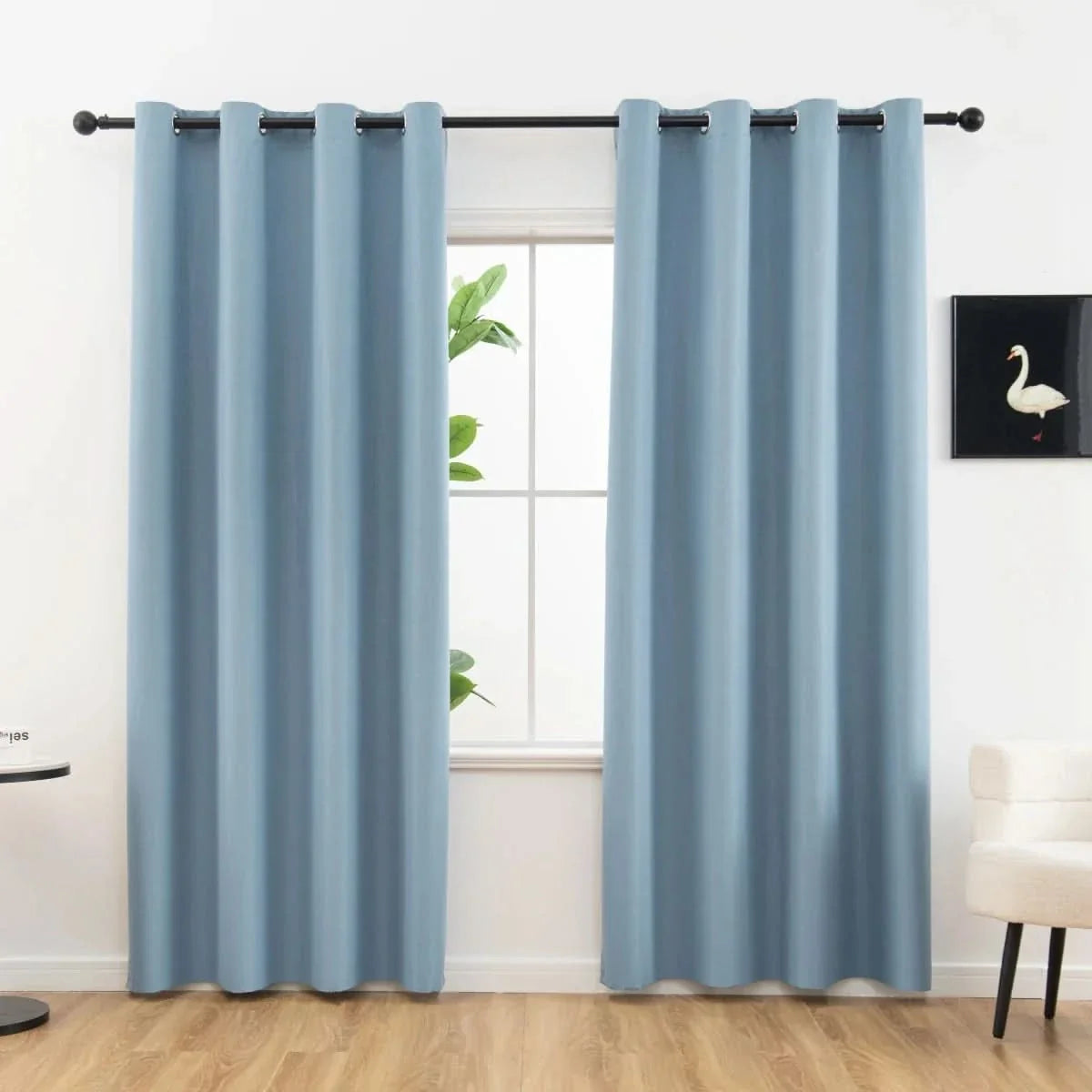 Thermal Lined 100% Blackout Curtains for Privacy and Comfort - Modern Design