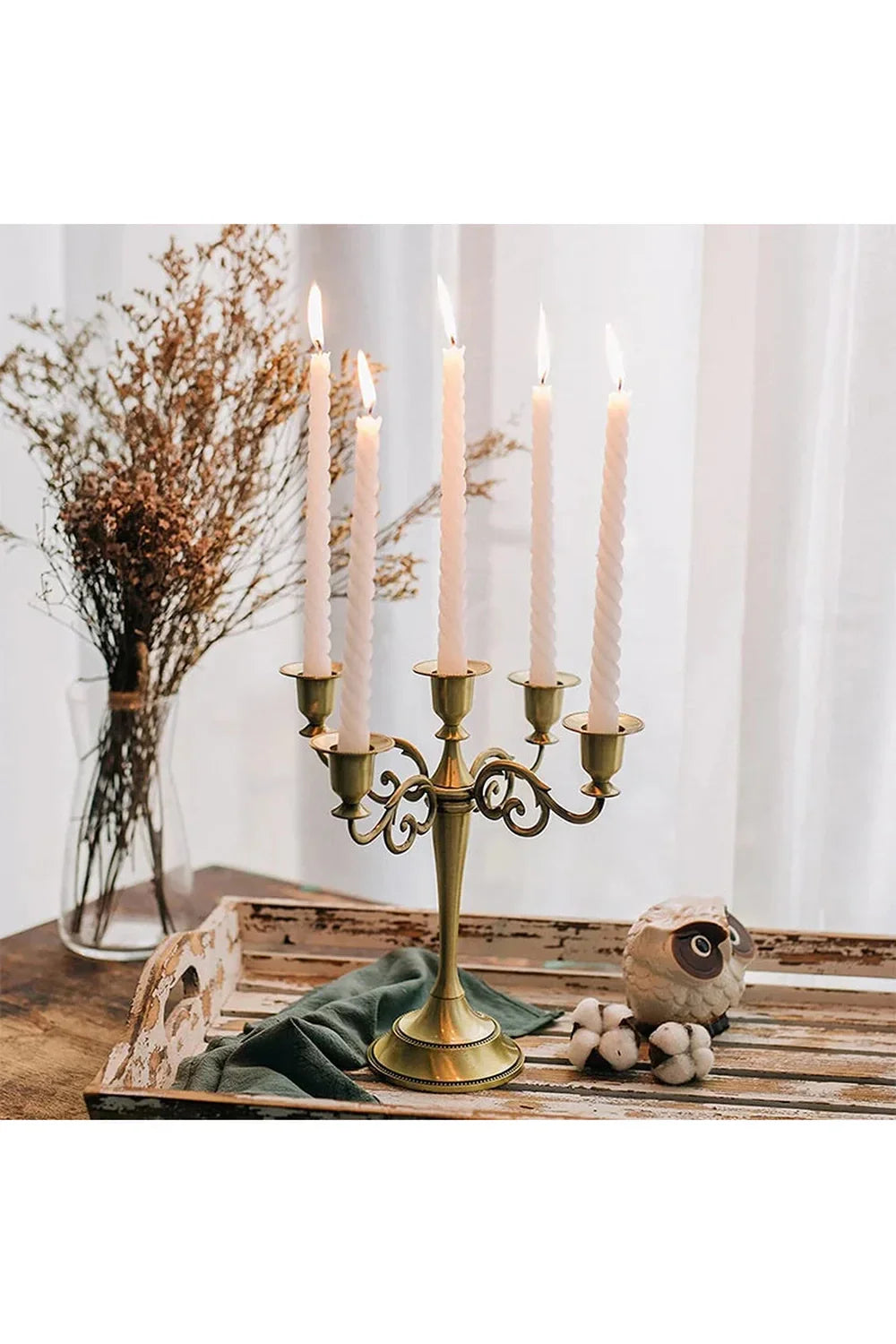 Elegant European Candle Holder for a Stylish Ambiance
