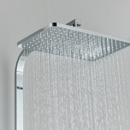 Adjustable Brass Shower System with 4 Functions – RainFlow Luxe Rain Shower Set