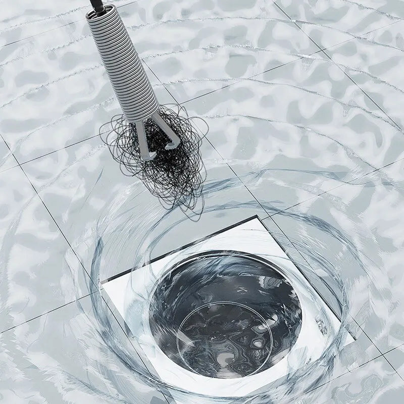 Eco-Friendly Flexible Pipe Cleaning Spiral - 160cm Length