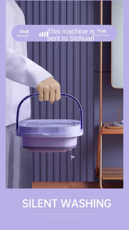 Compact 8L Folding Washer for Effortless Laundry Days