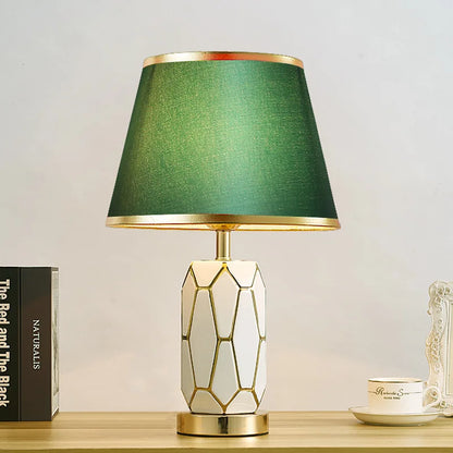Modern Ceramic Table Lamp for Bedroom and Living Room – Warm Decorative Light