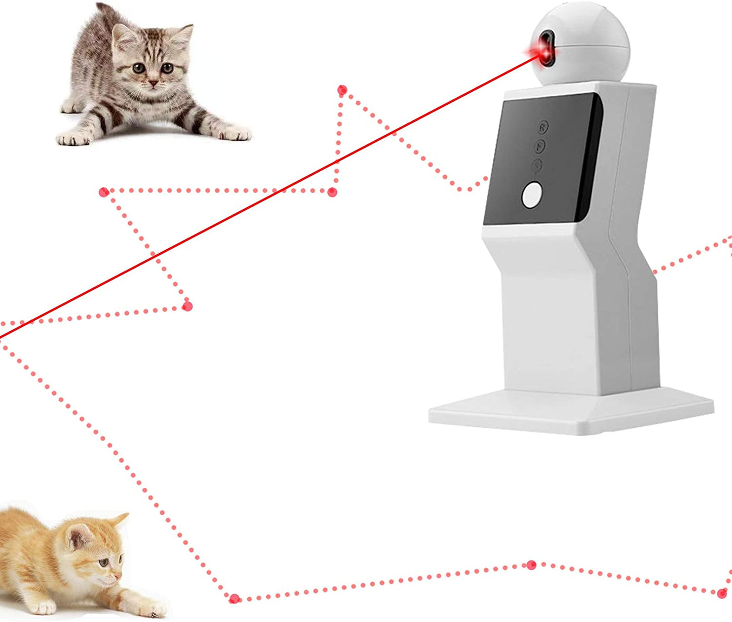 Interactive Rotating Laser Toy for Cats
