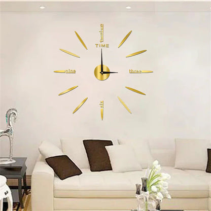 Unique Large Acrylic Wall Clock in Modern Design