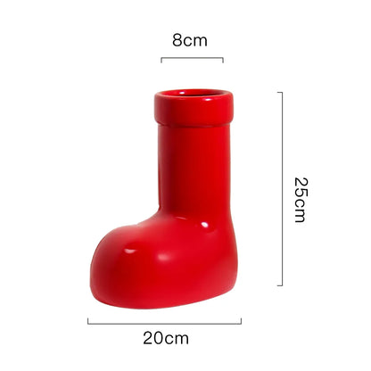 Vase in Ankle Boot Design