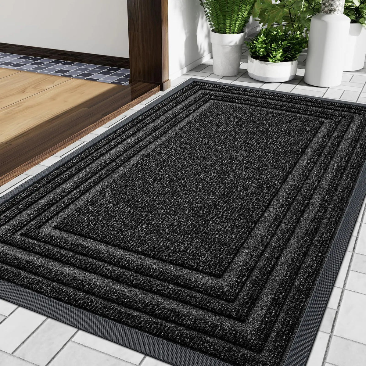 Heavy-Duty Non-Skid Entry Mat Made from Eco-Friendly Rubber
